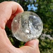 NATURAL CITRINE SPHERE.   SP8137POL