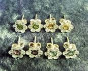 STUD EARRINGS IN 925 SILVER. E3006