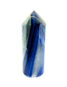 AGATE POLISHED COLUMN WITH FACETED POINTED TOP.   SP12492POL