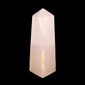GEMSTONE OBELISK IN MANGANO CALCITE.   SP15021POL