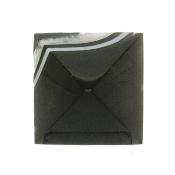 Pyramid in Black/ Grey Coloured Agate.   SP15676POL