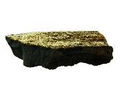 Shungite Raw Crystal Specimen Features Iron Pyrite Formations.   SP16615