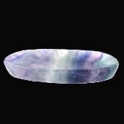 Gemstone Oval Trinket Dish In Purple/ Green Fluorite.   SP17105POL