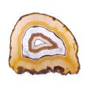 Agate Polished Front & Rear Face Slice Specimen in Natural Colouring.   SP17643POL