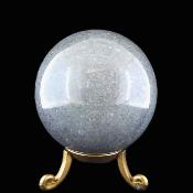 Gemstone Sphere In Silver Aventurine.   SP17714POL