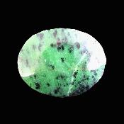 Ruby In Zoisite Fully Polished Pebble/ Palm Stone. SP17748POL