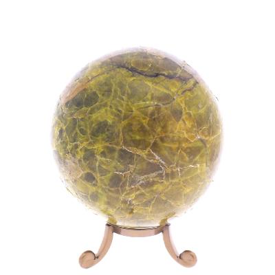 Gemstone Sphere In Natural Green Opalite.   SP17812SLF