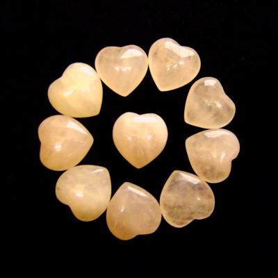 ROSE QUARTZ MINI PUFF HEARTS (100 PACK).   SPR14585WHA
