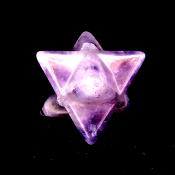 MERKABA STAR IN AMETHYST.   SPR15346POL