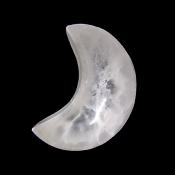 Half Moon shaped Trinket or Finger Bowls in Selenite/ Satin Spar.   SPR15441POL