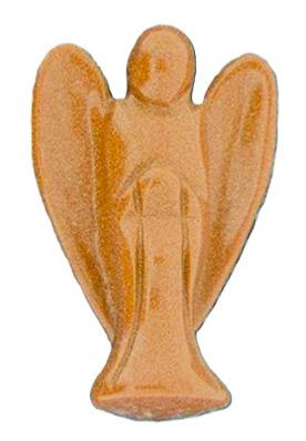Carving Of An Angel In Copper Goldstone.    SPR174POL