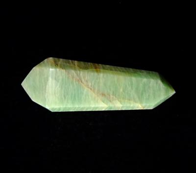 AMAZONITE DOUBLE TERMINATED HEALING POINT/ WAND.   SP13243POL