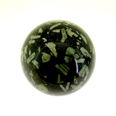 GENSTONE SPHERE IN CHINESE WRITING STONE.   SP13880POL