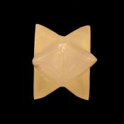 GEMSTONE MERKABA STAR IN MANGANO CALCITE.   SP15031POL