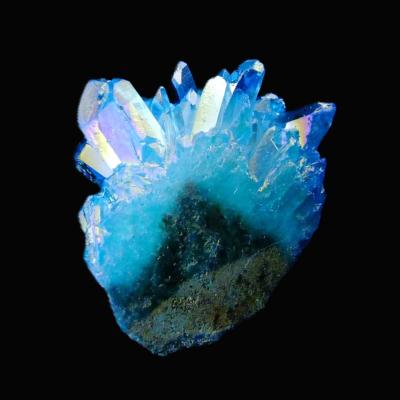 Aqua Aura Quartz Cluster Specimen.   SP16587