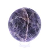 Gemstone Sphere In Chevron Amethyst.   SP17287POL