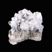 Stilbite Crystal Formations On Matrix Specimen.   SP17326