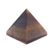 Gemstone Pyramid In Tiger's Eye.   SP17575POL