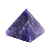 Gemstone Pyramid In Amethyst.   SP17580POL