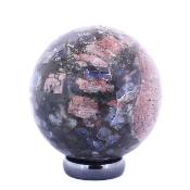 Gemstone Sphere In Que Sara Stone (Volcanic Rhyolite).   SP17609POL 