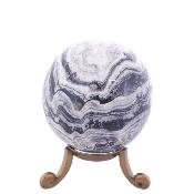 Gemstone Sphere In Banded Zebra Jasper.   SP17713POL