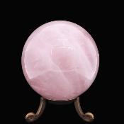 Gemstone Sphere In Rose Quartz.   SP17808POL