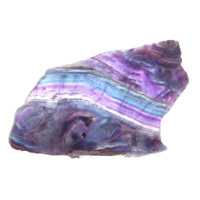 Fluorite Tri Coloured Polished Face Slice Specimen.   SP17821POL