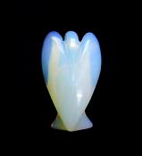 LARGE ANGEL CARVING IN OPALITE.   SPR12397POL