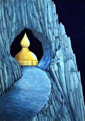 Road to the Temple Limited Edition (500) Print by Geoffrey Treissman.