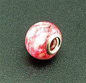 CHARM BEAD WITH STERLING SILVER LINING. 68200025