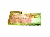 BI- COLOURED TOURMALINE CRYSTAL SPECIMEN.   SP10367