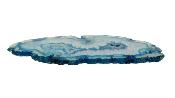 Agate Polished Geode Slice Specimen Coloured Blue.   SP15716POL