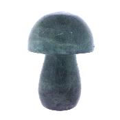 Carving Of A Mushroom In Green Fluorite.   SP16999POL