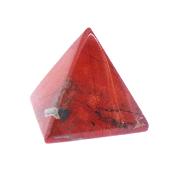 Gemstone Mini Pyramid In Red Jasper.   SP17263POL