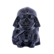 Carving Of The Character Darth Vader From Star Wars In Black Obsidian.   SP17267POL