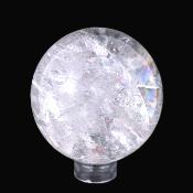 Gemstone Sphere In Rainbow Quartz.   SP17290POL