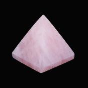 Gemstone Pyramid In Rose Quartz.   SP17300POL