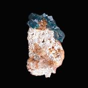 Dioptase On Matrix Raw Crystal Specimen.   SP17324