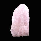 Rose Quartz Raw Crystal Specimen With Flat Cut Base To Stand.   SP17399
