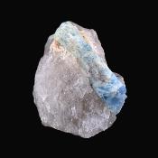 Aquamarine Crystal Formation On Smokey Quartz Matrix Raw Specimen.   SP17614