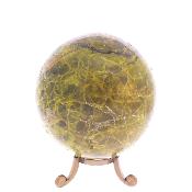 Gemstone Sphere In Natural Green Opalite.   SP17812SLF