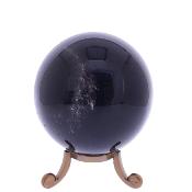 Gemstone Sphere In Silver Sheen Obsidian.   SP17827POL