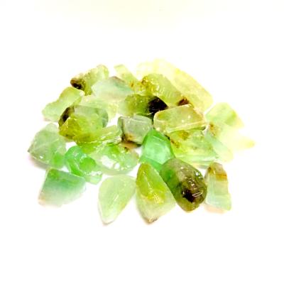 Raw Unpolished Emerald Calcite Crystals (500g Bag).   SPR15153WHA