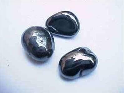 Hematite Polished Tumble Stones.   POL50