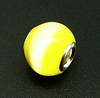 CHARM BEAD WITH STERLING SILVER LINING. 68200017