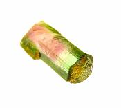 BI- COLOURED TOURMALINE CRYSTAL SPECIMEN.   SP10367