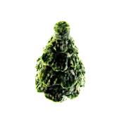 A GEMSTONE CHRISTMAS TREE CARVING IN WYOMING JADE.   SP12969POL