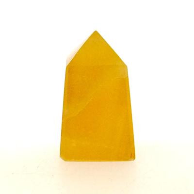 GEMSTONE OBELISK IN HONEY CALCITE.   SP15018POL