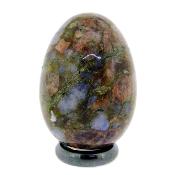 Gemstone Egg In Que Sera Stone.   SP16690POL