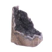 Black Amethyst Druze On Matrix Specimen.   SP17185